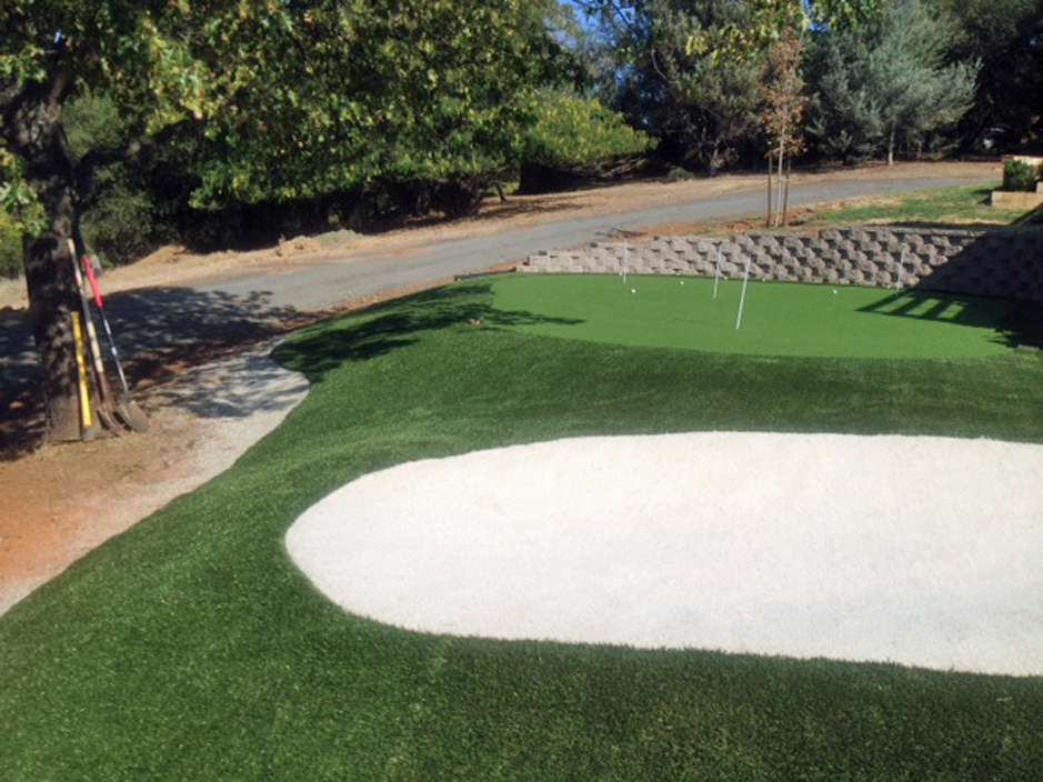 Turf Grass Waipio Acres Hawaii Putting Green Flags Small Front