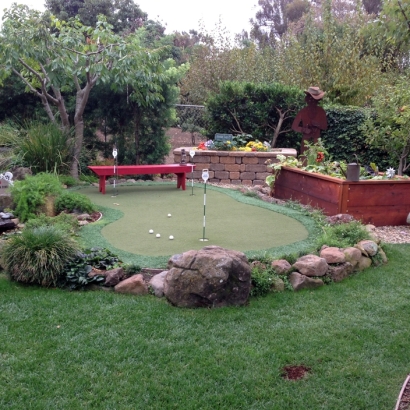 Artificial Lawn Iroquois Point, Hawaii Putting Green Grass, Beautiful Backyards